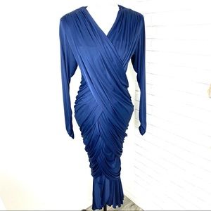 Vintage Tadashi Made in Us Mermaid Midi Dress 10